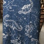 Geprinte katoenen gordijnen met lussen (set van 2)