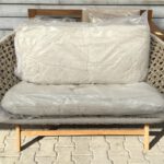 Loungebank teak/touw