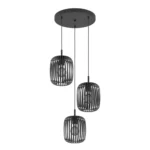 EGLO  Hanglamp Romazzina Trio Zwart