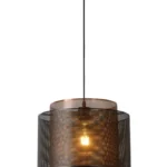 Lucide ORRIN - Hanglamp - Ø 34 cm - 1xE27 - Zwart