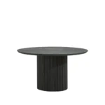 Eetkamertafel Zwart (⌀140 cm)