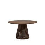 Eetkamertafel Donkerbruin ø 140cm