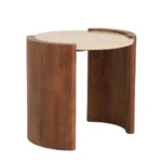 Bijzettafel Bruin/Marmer