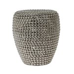 POLSPOTTEN Dot kruk/bijzettafel  Silver