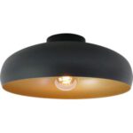 EGLO Mogano Plafondlamp ø 40cm Mat Zwart/Mat Goud