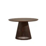 Eetkamertafel Donkerbruin (⌀120 cm)