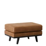 Eco leren Hocker Cognac