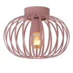 Lucide Merlina Plafondlamp Roze ø 30cm