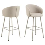 Barkruk Beige (set van 2)