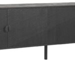 Tv-meubel Zwart 220x40x60 cm