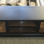Tv-meubel Zwart/hout