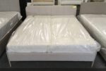 Bed met bodem Beige 160x200cm (excl. matras)