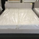 Bed met bodem Beige 160x200cm (excl. matras)