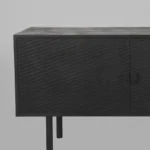Tv-meubel Zwart 220x40x60 cm - Afbeelding 2