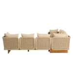 Loungebank gevlochten - Afbeelding 2