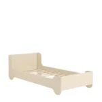 Bed Beige + bodem 90x200 cm (excl. matras)