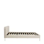 Bed Beige + bodem 160x200 cm (excl. matras) - Afbeelding 2