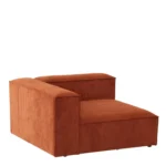 Bankdeel Chaise Terracotta