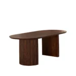 Eetkamertafel Donkerbruin 220x100 cm