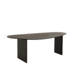 Eetkamertafel Zwart 220x110 cm