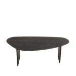 Eetkamertafel Zwart 220x110 cm - Afbeelding 2