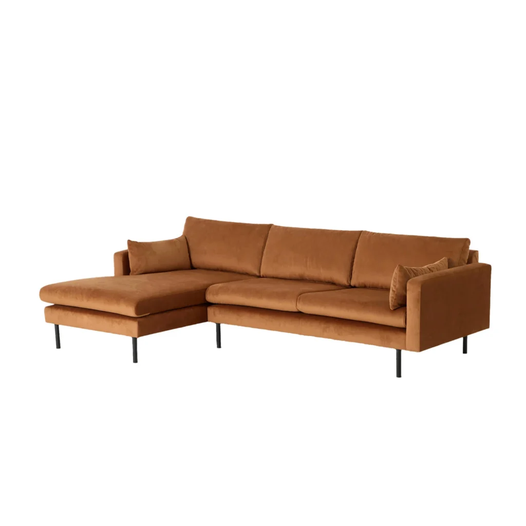 nous-living-hoekbank-links-adam-bruin-8719542974237 Hoekbank Roestbruin - Afbeelding 1