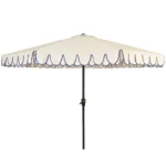 Parasol  wit/blauw (270x270x235)