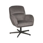 Draaifauteuil Grijsgroen 70x77x90 cm