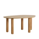 Eetkamertafel Naturel 180x120 cm - Afbeelding 2
