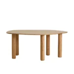 Eetkamertafel Naturel 180x120 cm