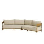 Teak loungebank